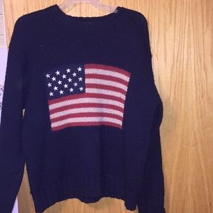 American flag sweater